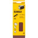 Dewalt Multi-Purpose Sanding Belt DT3641-QZ 75mm x 457mm 60G, 3 vnt., auk&scaron;tos kokybės aliuminio oksidas, kar&scaron;čiui atsparus