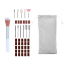 Супер удобная беспроводная маникюрная фрезмашина с 5 уровнями мощности и мега комплектом аксессуаров Розовая AD2181 Adler