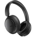Qcy H2S Lite austiņas, H2S Lite black, 500 mAh, līdz 60 h, Bluetooth 6.0, līdz 10 m, SBC, USB-C, iOS/Android