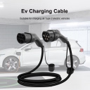 EV Charge Premium EU CE universalus įkrovimo kabelis 11 kW, 16A, Type 2 į Type 2, 5 m, juodas