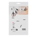 Žirklių rinkinys 3 vnt KREATOR KRTH00405 140mm-215mm, ašmenų ilgis 119mm, ašmenų storis 1,7mm