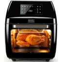 Black Decker Karstā gaisa friteris 12L ES9730030B, 1700W, 40-200&deg;C, 6h taimeris, melns, digitālais displejs, nelīpo&scaron;s