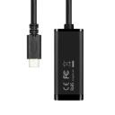 Axagon USB-C gigabit ethernet adapteris ADE-SRC, 1000 Mbit/s, 1 RJ-45 prievadas, USB maitinamas, Plug and Play, VLAN palaikymas
