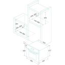 Edesa Духовка EOE-7050 BK 921270234, 70 L, 1, Электрическая плита, Гриль, Конвекция, Быстрый разогрев, LCD, Легко чистится, A