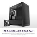 Nzxt Kaste H3 Flow CC-H31FB-01, 389mm, 225mm, 400mm, 1x120mm ventilators, 3x2.5" diski, 1x3.5" disks, 1x USB 3.2 Gen 2x2 Type-C