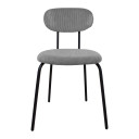 Krēsls KATO 42x48xH79cm, gai&scaron;i pelēks velveta 40883
