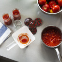 Dangtelis Ø66/4 tartano mišinys BROWIN 136307, 6.9x6.9x1 cm, 4 kabliukai, 10 vnt