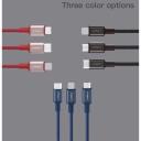 Orsen USB kabelis S9M, 1,0 M, 2,1A, TPE + audums, YD/T 1591-2009