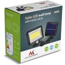 Maclean P&auml;ikese LED seinalamp MCE438, 5.5V, 5W, 400lm, 6000K, IP44, liikumisandur, must plastmass