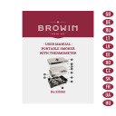 Āra galda kūpinātava ar termometru un koksnes skaidiņām 43×27,3×21 cm 3,6 kg 330010 Browin