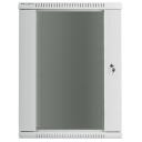 Lanberg Seinale kinnitatav rack WF01-6618-10S, 18U, 600x600mm, kuni 60kg, IP20, klaasuks, 4 vertikaalset riba