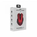 White Shark Hiir HANNIBAL-2 RED, 3200 DPI, 6 nuppu, 1,8 m, 125 Hz, Tefloni jalad, &uuml;hilduv Windows ja Maciga