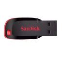 USB 2.0 atmintinė 32GB Cruzer Blade 480Mb/s juoda/raudona SDCZ50-032G-B35 SanDisk