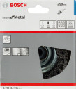 Stiepļu suka D 90 mm, Lielām leņķa slīpma&scaron;īnām ar fiksācijas uzgriezni PRO METAL HEAVY STIEPĻU SUKA, 1608614001 BOSCH