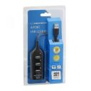 Esperanza 4 PORTU USB 2.0 CENTRMEZGLS EA116, 4 x USB A, 480 Mbit/s, Pasīvais, Melns