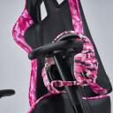 Subsonic Spēļu krēsls SA5609-PP, 14.5kg, 125kg, 53cm, 123-133cm, 2D roku balsti, regulējama atzveltne, eko āda