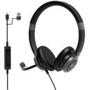 Port Connect austiņas PRO ON'R 300 912001, 32 &Omega;, 20-20k Hz, melna, trok&scaron;ņu slāpē&scaron;ana, stereo, vadu