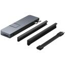Hyper dokstacija DUO PRO 7-in-2 USB-C, HD575-GRY-GL, 1xEthernet, 1xHDMI