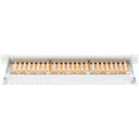Digitus Patch Panelis DN-91624S, 48.2 x 4.4 x 10.9 cm, 24 x RJ45, 7.7 kg, 30N max, balts