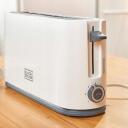 Black Decker Toaster BXTO1001E ES9600050B, 1000W, 240V, 1 nodalījums, 2 &scaron;ķēles, 7 brūninā&scaron;anas līmeņi, noņemama drupaču tvertne