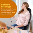 Homedics Shiatsu kogemus seljamassaaž SBM-65H-EU, 24W, 3.5kg, must, elektriline, 3 kiirus, 3 režiimi, soojendus