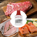 Mėsos minkštiklis BROWIN 311402, 5.5x5.5x22.5 cm, 0.106 kg