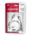 Axagon USB-C į USB-C kabelis 1m 240W 8K juodas BUCM4X-CM10AB