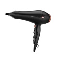 Matu fēns ar 2000 W jaudu 3 temperatūras režīmiem jonu funkciju un difuzora uzgali melns AD2244 Adler