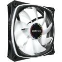 Montech Arvutikorpuse ventilaator AX120 PRO BLACK, 120mm, 12V, 1.85mmH2O, 1600RPM, 72.3cfm, PWM, must