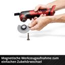 Einhell Power X-Change juhtmevaba multifunktsionaalne t&ouml;&ouml;riist TE-MG 18/1 Li-Solo, 18V, punane/must, 12-pin t&ouml;&ouml;riista hoidja