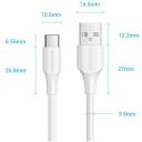 Vention USB 2.0 A Male к C Male 3A кабель 1M белый CTHWF, 1м, 3A, 0.48Gbit/s, PVC, Ni покрытие