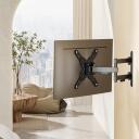 Sbox LCD-223-2, sienas stiprinājums, 13'' - 43'', 20kg, 75x75 - 200x200, melna, +90&deg; / -90&deg;, 6.6 - 37cm