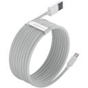 Baseus Andmekabel USB Lightning MODEL TZCALZJ-02, 150cm, 2x2.4A, Apple Lightning, USB Type A, valge