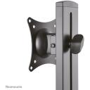 Neomounts настенный кронштейн FPMA-D860BLACK, 10-32", 8 кг, VESA 75x75/100x100, регулировка высоты, черный