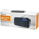 Denver Kaasaskantav raadio 111111000380, 1 W, DAB+, FM, LCD, 1 k&otilde;lar, 1 k&otilde;rvaklappide v&auml;ljund, 3,5 mm, 4 AA patareid