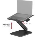 Maclean statīvs monitoram vai klēpjdatoram, MC-493, 390 x 297mm, 105-325mm, 5kg, melns, gāzes atsperes