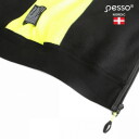 Auk&scaron;tos matomumo striukė su gobtuvu, Pesso, JERSEY_HV-2XL, juoda/geltona, 2XL