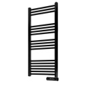 Elektriline r&auml;tikukuivati radiaator vannituppa taimeri ja termostaadiga 750W IP24 seinale Sani Towel 750 Black Eurom
