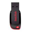 USB 2.0 atmintinė 128GB Cruzer Blade 480Mb/s juoda/raudona SDCZ50-128G-B35 SanDisk