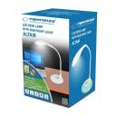 Esperanza galda lampi ELD102, 3 W, LED, 16 spuldzes, balta, moderns, akumulators, USB, krāsu maiņa