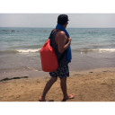 Ūdensnecaurlaidīgs somas maiss 500D, 35L, sarkans, R712004, BasicNature