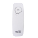 Lauko šildytuvas su sieniniu laikikliu ir nuotolinio valdymo pultu OH2000ULGPSLIM 2000 W Juodas IP65 77,7×14,4×8,3 cm Mill