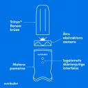 Nutribullet Kokteiļu blenderis NB1206DGCC, 1200 W, 0.9 L, Tritan, 2 krūzes, nerūsējo&scaron;ā tērauda asmeņi, skārienjūtīga saskarne