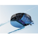 Sausam valymui skirtas robotas dulkių siurblys su Li-Ion 5200 mAh baterija, 8000 Pa siurbimo galia ir 0,43 L dulkių konteineriu Juodas M7 Evo Midea