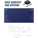 Teltonika Антенна PR1KSG30, 2 дБ, 0.06 кг, 1575 ~ 1602 МГц, SMA разъем, 3 м кабель, 3M клей