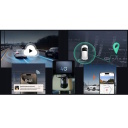70mai X800 70mai Dashcam 4K Omni X800 videoregistraator 4K UHD 3840&times;2160 60 fps Sony STARVIS2 146&deg; vaatenurk 360&deg; p&ouml;&ouml;rlev objektiiv Wi-Fi6 GPS Must