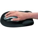 Fellowes hiirepad koos randmepadjaga 9176501, 202 x 235 x 25.4 mm, must, m&auml;luvaht, kangas kate, libisemisvastane alus