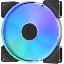 Fractal Design Prisma AL-18 ARGB PWM FD-FAN-PRI-AL18-PWM, 180mm, 146.8 cfm, 300-1200 rpm, PWM kontrole, RGB apgaismojums