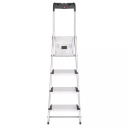Household ladder L80 ComfortLine HAILO 038040407, aluminium, 4 steps, 260 cm, 150 kg