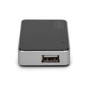 Digitus USB keskseade DA-70220, 4 x USB 2.0, 480 Mbit/s, aktiivne, 0,66 m, must ja h&otilde;be